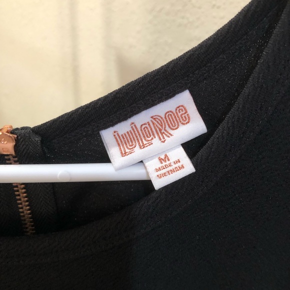 LuLaRoe Noir NWT Amelia dress - Picture 3 of 5